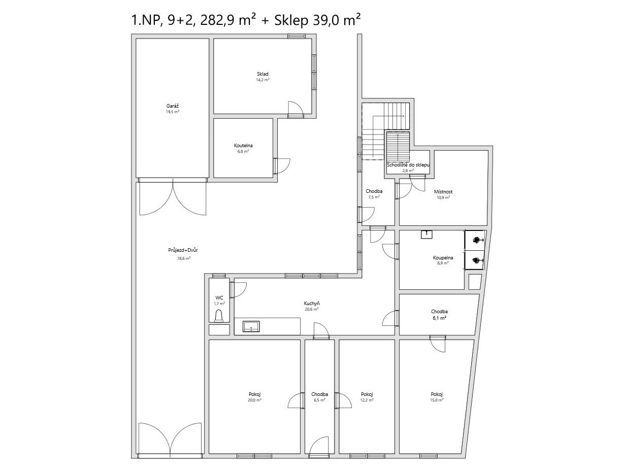 Rodinný dům · 282 m² · Hradní, Hustopeče - 4