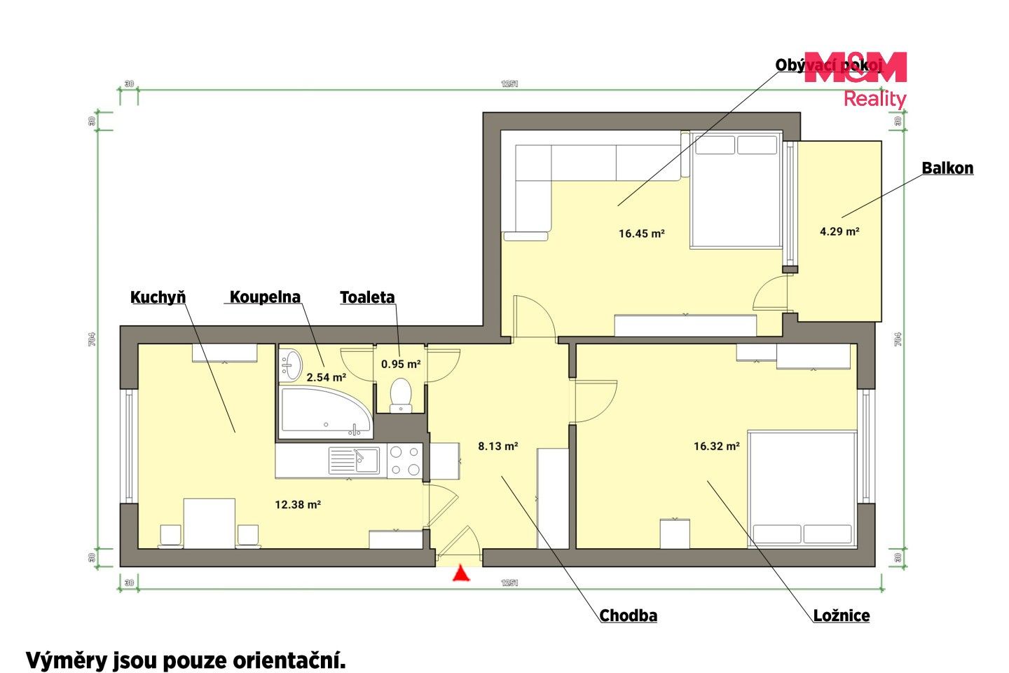 Prodej byt 2+1 - Bělojarská, Tachov, 63 m² - 5