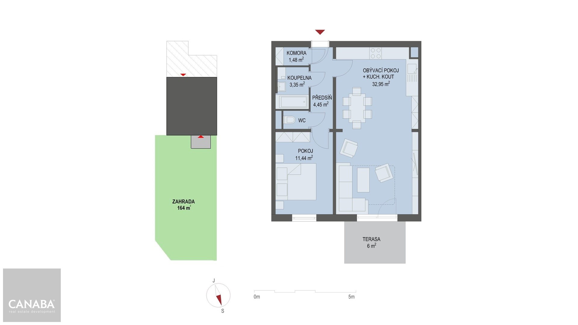 Prodej byt 2+kk - Nehvizdy, 55 m² - 5