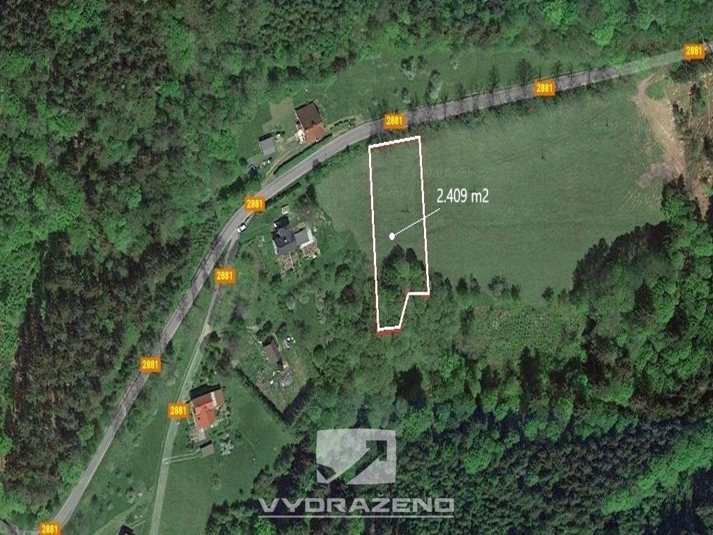 Prodej louka - Jesenný, 2 m²