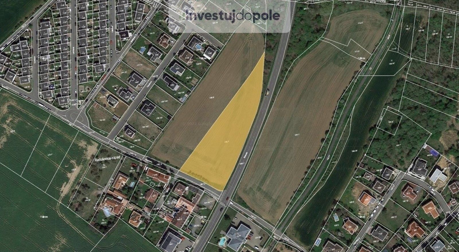 Zemědělské pozemky, Říčany, 6 444 m² - 1