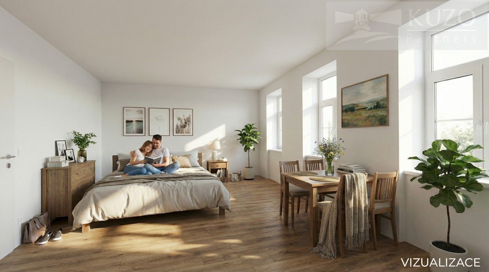 Prodej byt 1+kk - Rudolfovská tř., České Budějovice, 48 m²