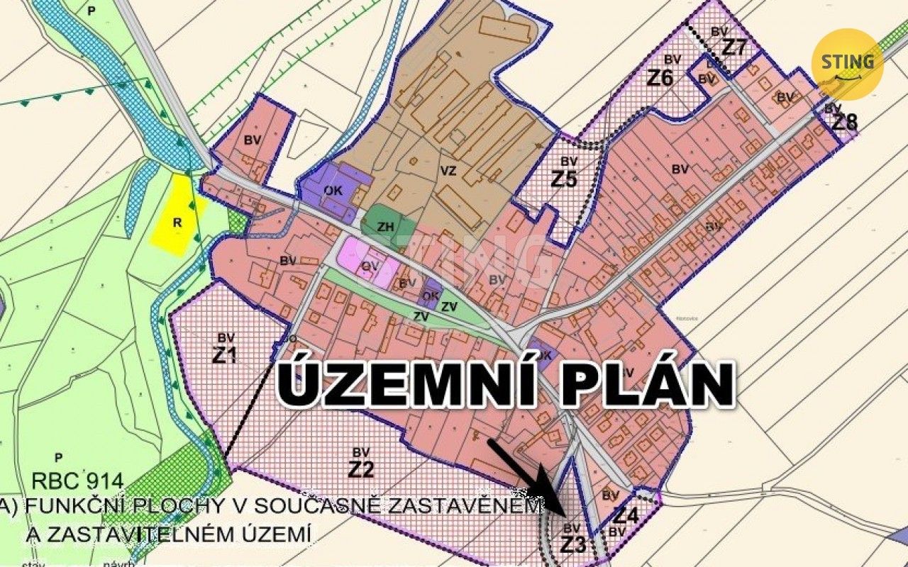Prodej pozemek pro bydlení - Hostovice, Pardubice, 1 740 m²