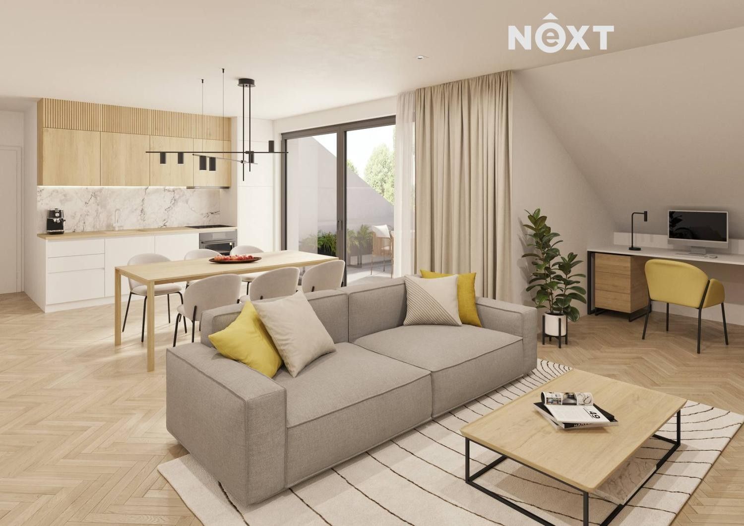 3+kk, V Zámcích, Praha, 95 m²