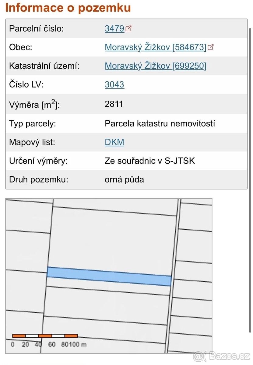 Pozemky pro bydlení, Moravský Žižkov, 691 01