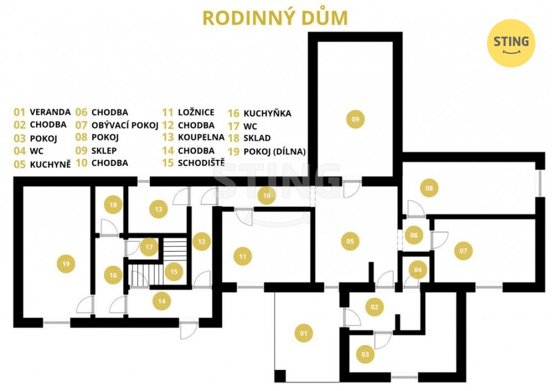 Rodinné domy, Rosice Bor u Chroustovic, 290 m² - 2