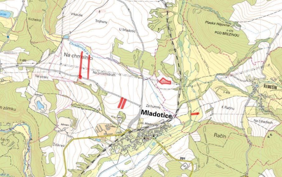Prodej zemědělský pozemek - Kralovice Řemešín - 5