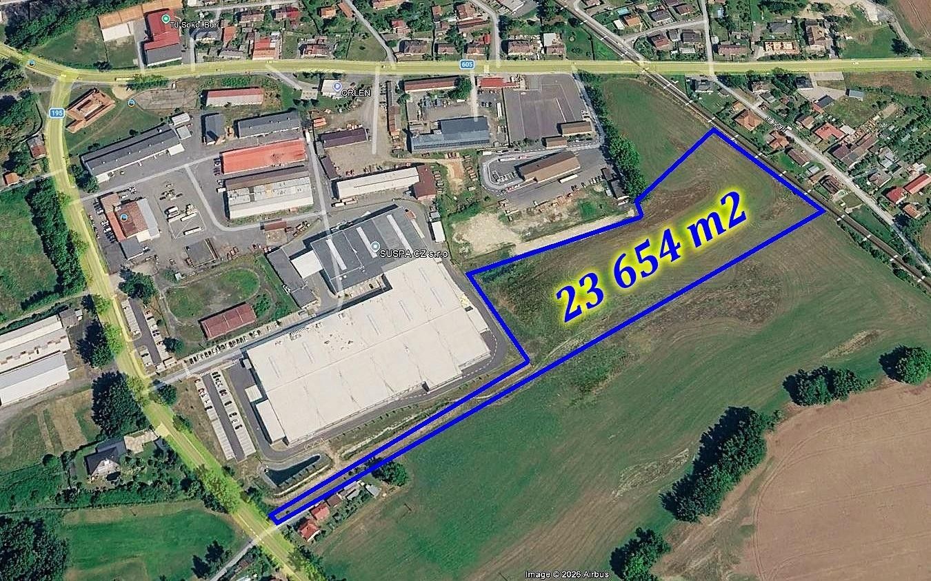 Komerční pozemky, Bor, 23 653 m² - 1