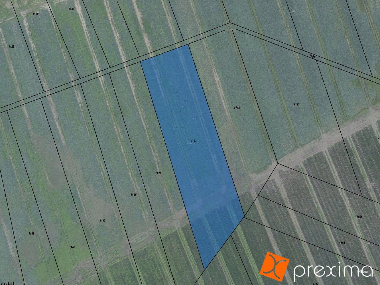 Zemědělský pozemek, 1 391 m²