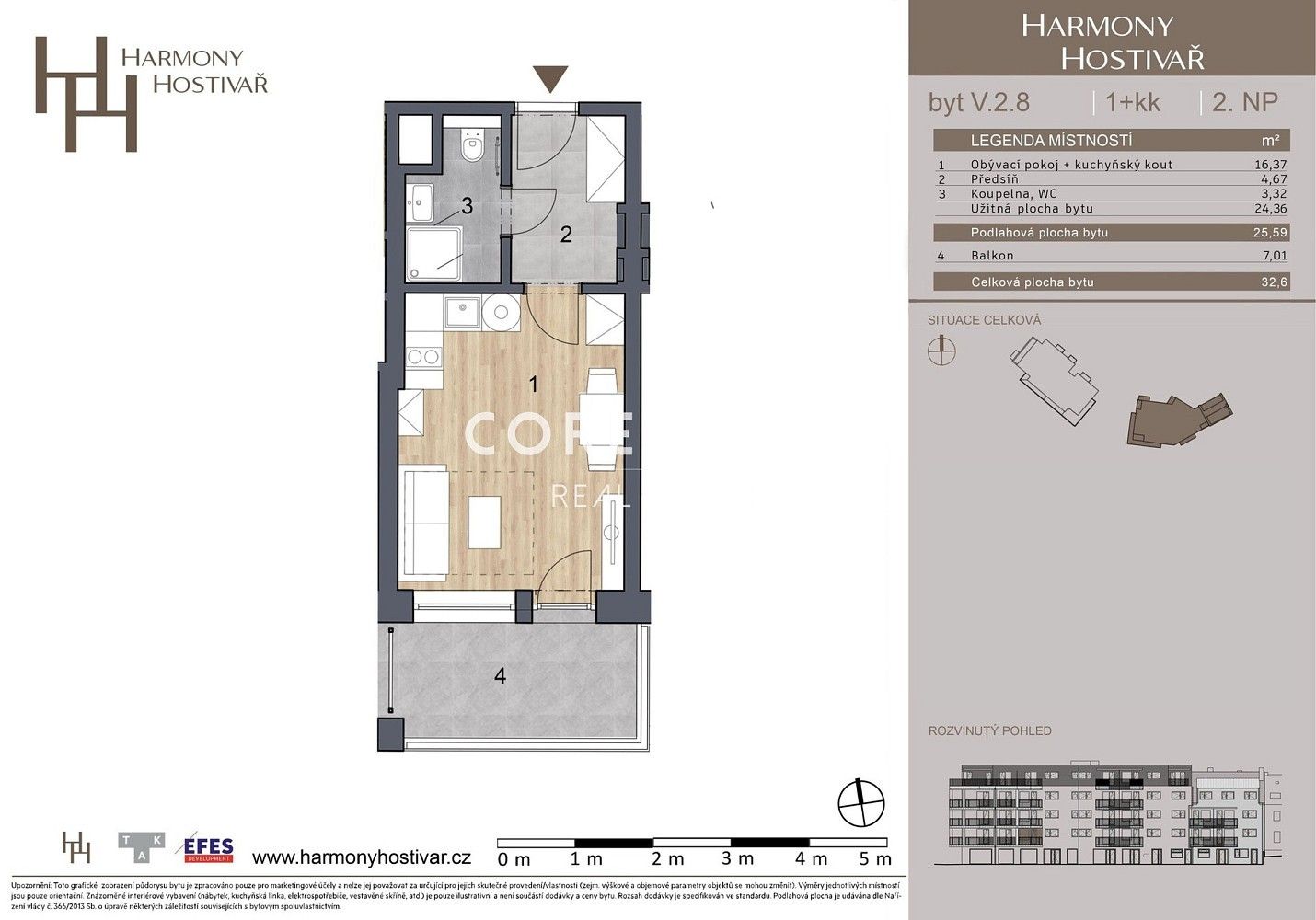 Byt 1+kk · 25 m² · Praha - Hostivař, Hlavní město Praha - 4