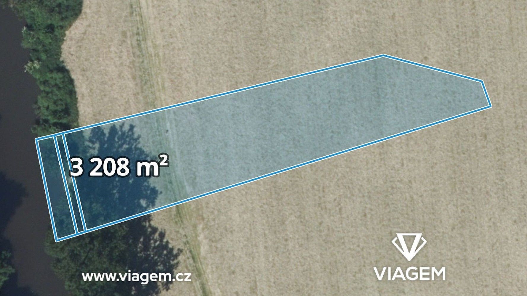Zemědělský pozemek, 2 807 m²