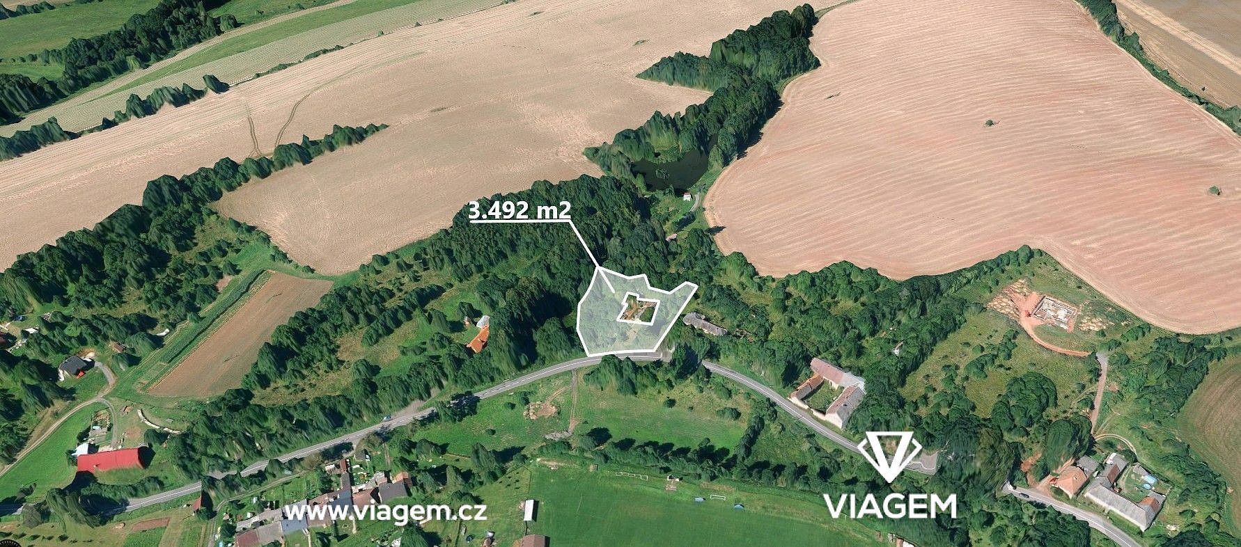 Pozemek pro bydlení, 3 492 m²