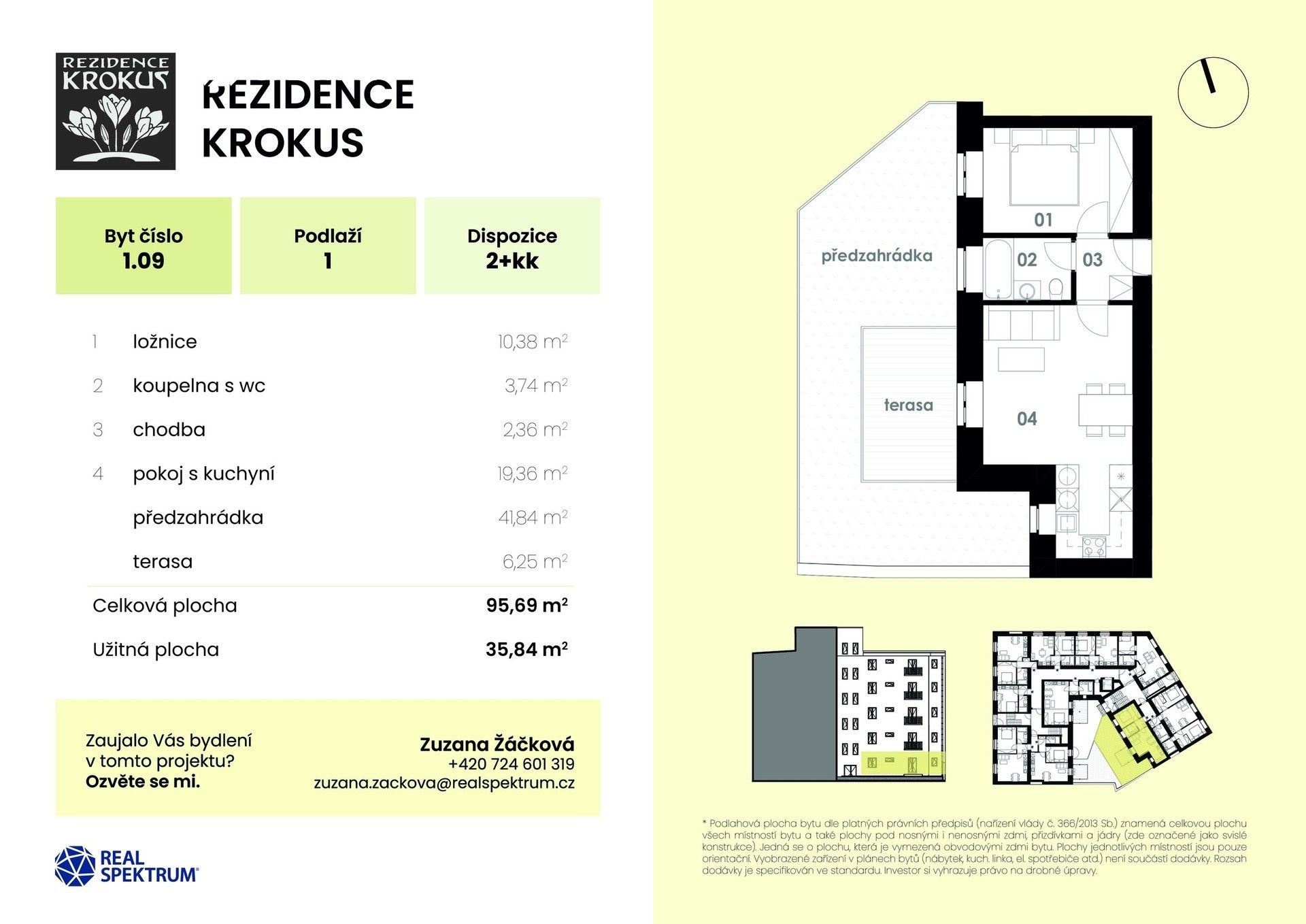 2+kk, Kuldova, Brno, 36 m² - 1