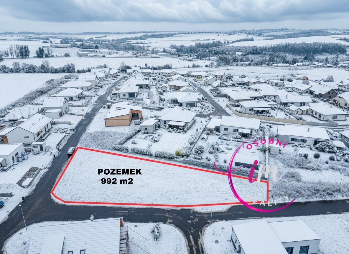 Prodej pozemek pro bydlení - Za Dvorem, Luka nad Jihlavou, 992 m²