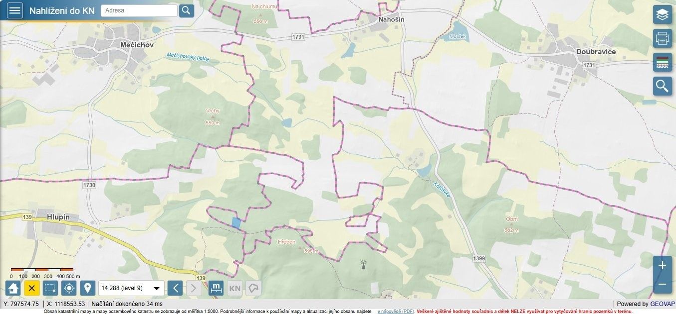 Prodej les - Doubravice, 4 751 m²