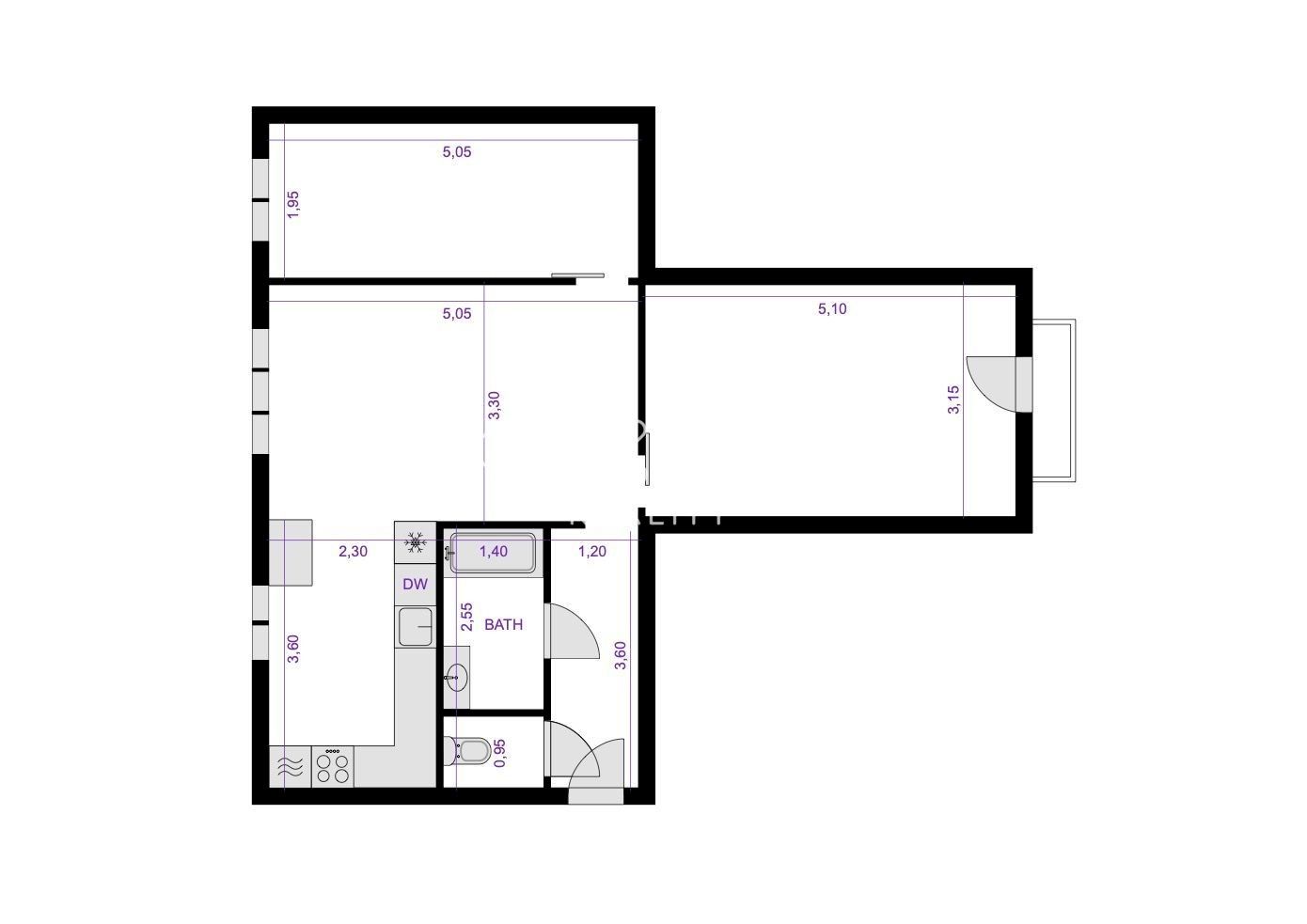 Pronájem byt 3+1 - Na Nábřeží, Havířov, 57 m²