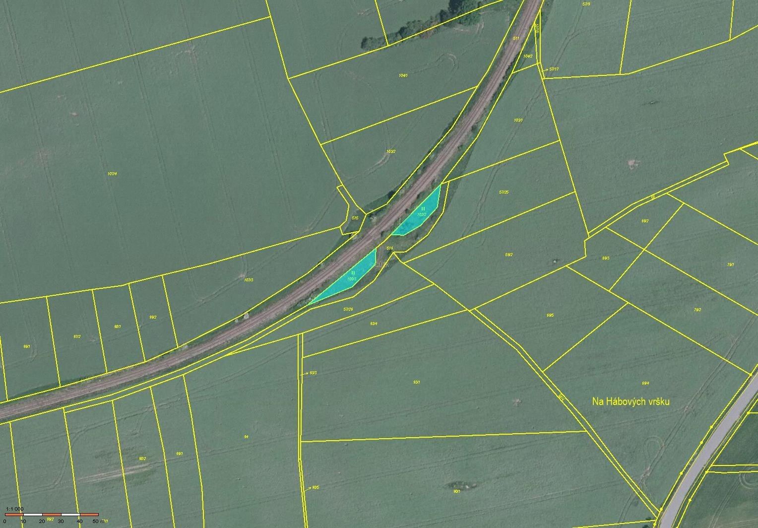 Louky, Osek, 441 m²