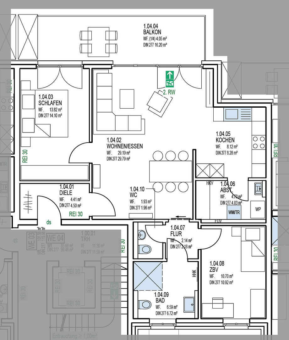 3+1, Straelener Straße 15a, , Severní Porýní-Vestfálsko, 86 m² - 2