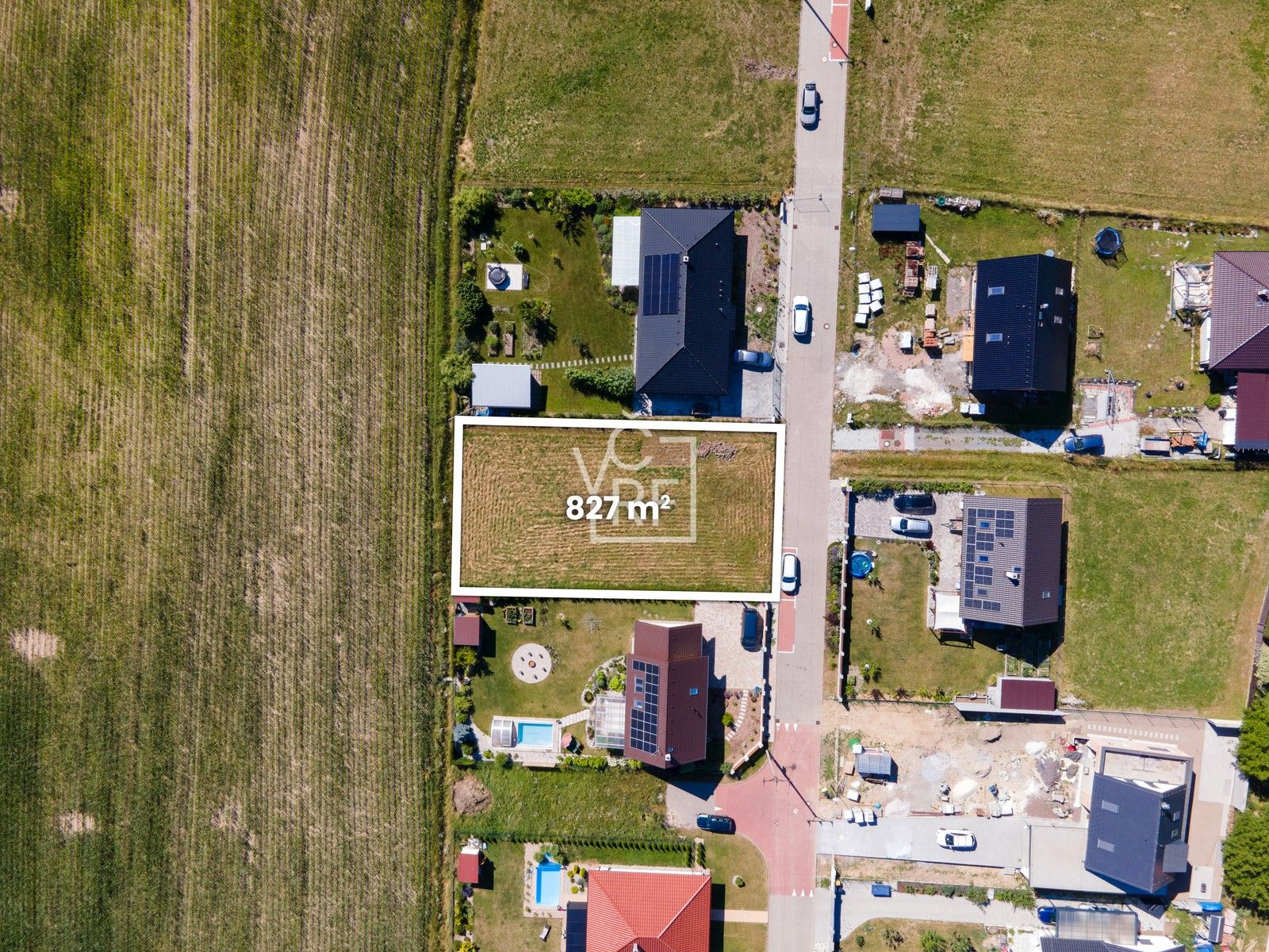 Pozemky pro bydlení, Býšť, 827 m²