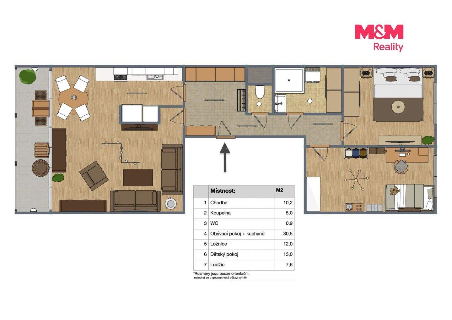 Prodej byt 3+1 - Janského, Praha, 73 m² - 5