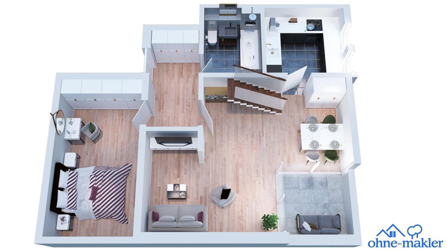 2+kk, Potsdam Babelsberg Brandenburg 14482, 87 m² - 2