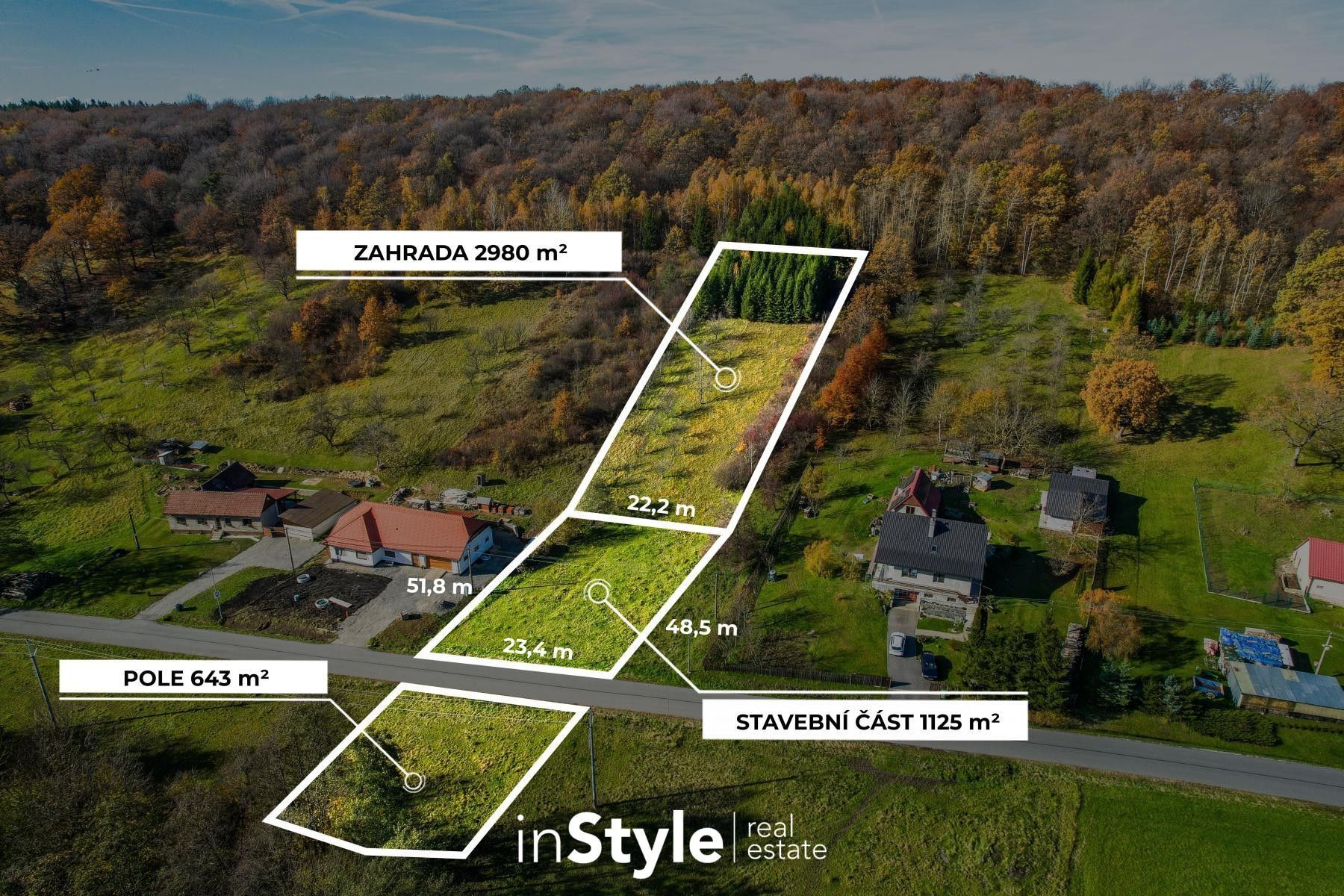 Pozemky pro bydlení, Lopeník, 4 748 m²