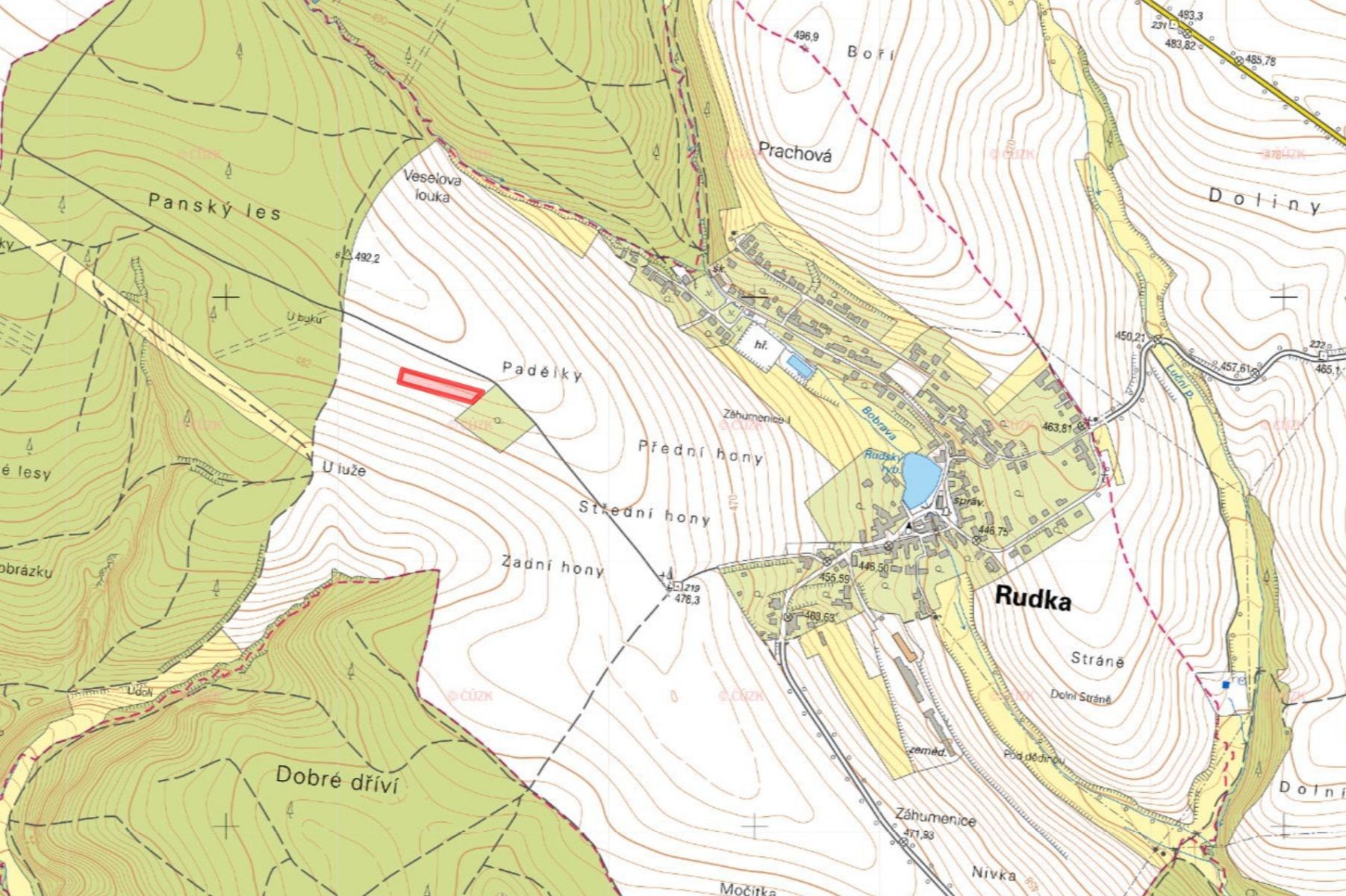 Prodej zemědělský pozemek - Rudka