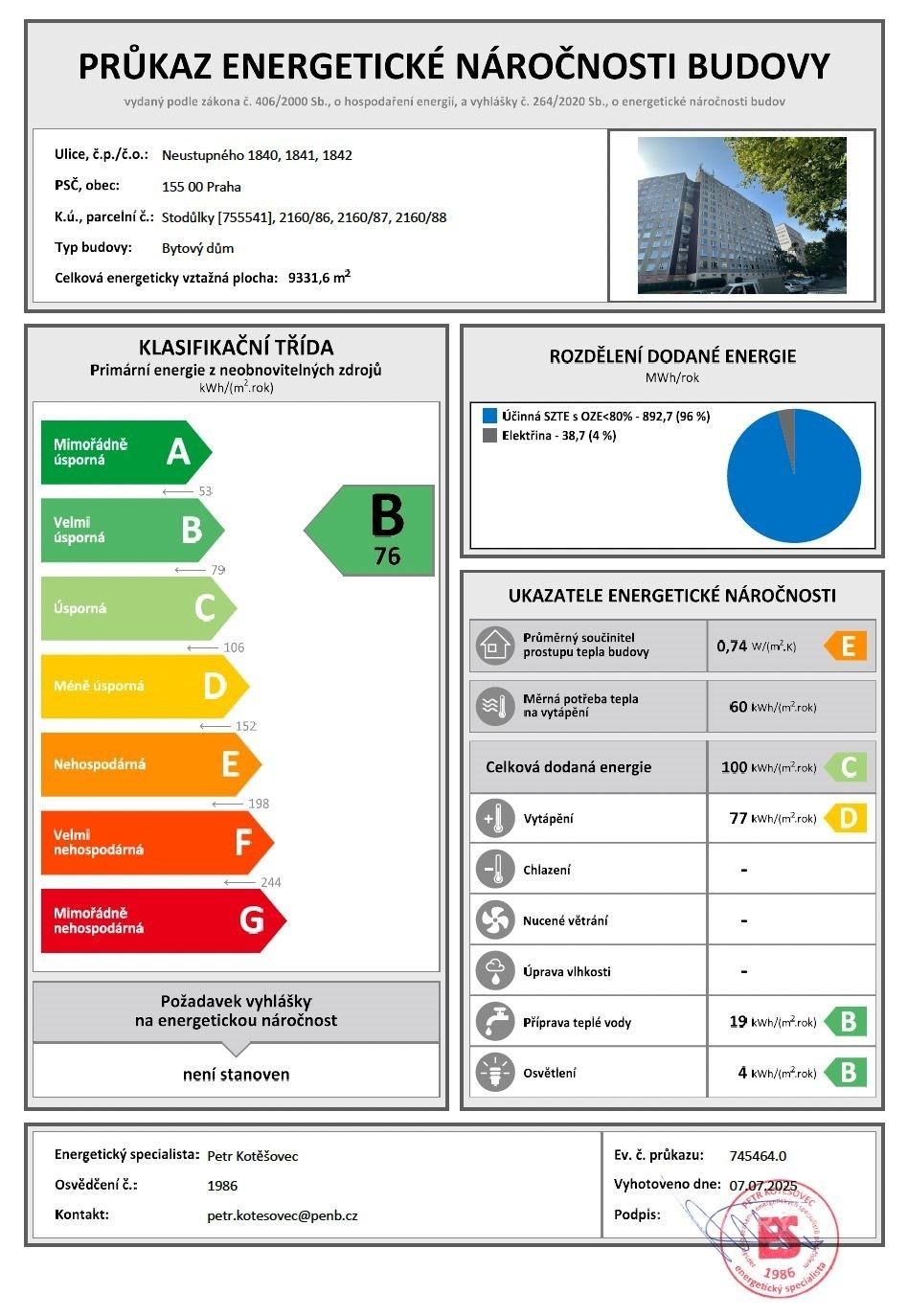 Prodej byt 3+1 - Neustupného, Praha, 87 m²