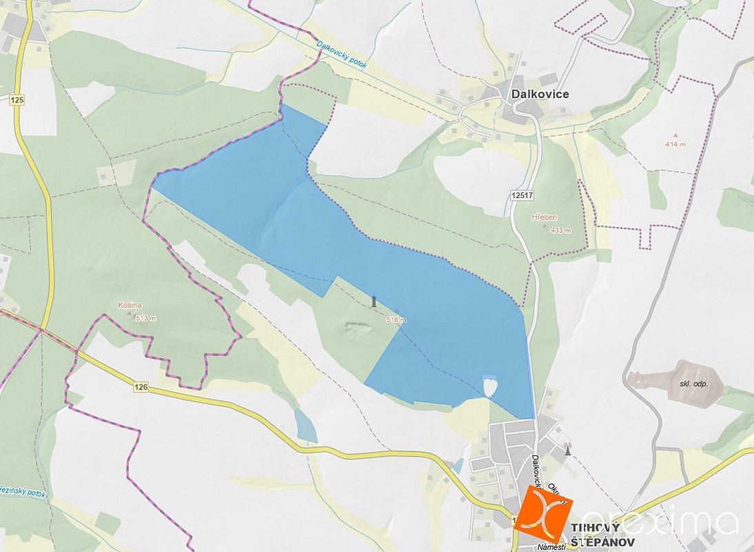 Prodej les - Trhový Štěpánov, okres Benešov, Středočeský kraj - 1