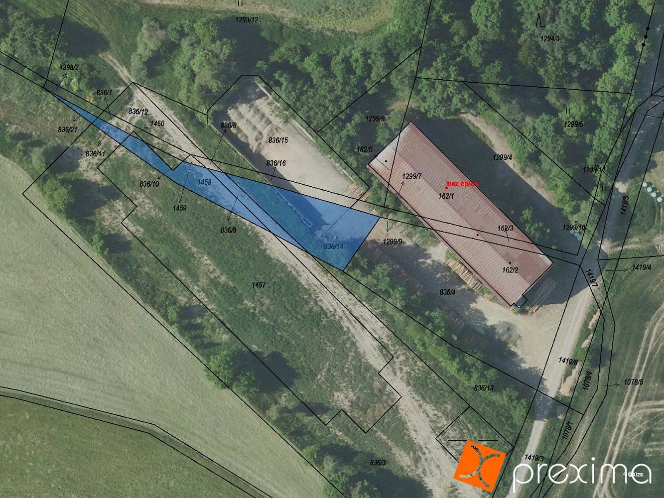Komerční pozemky, Hradiště, okres Benešov - 1