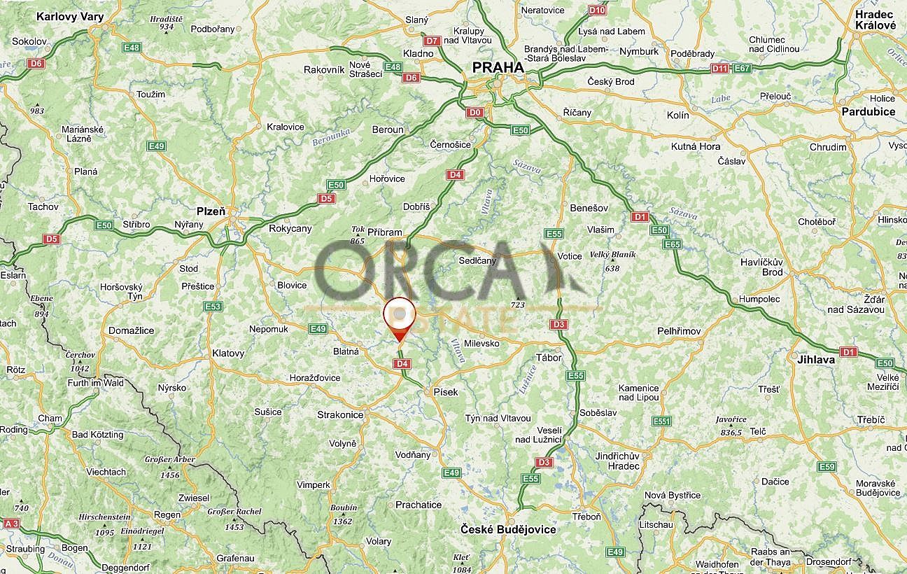 Prodej pozemek pro bydlení - Mirotice, okres Písek, Jihočeský kraj - 5