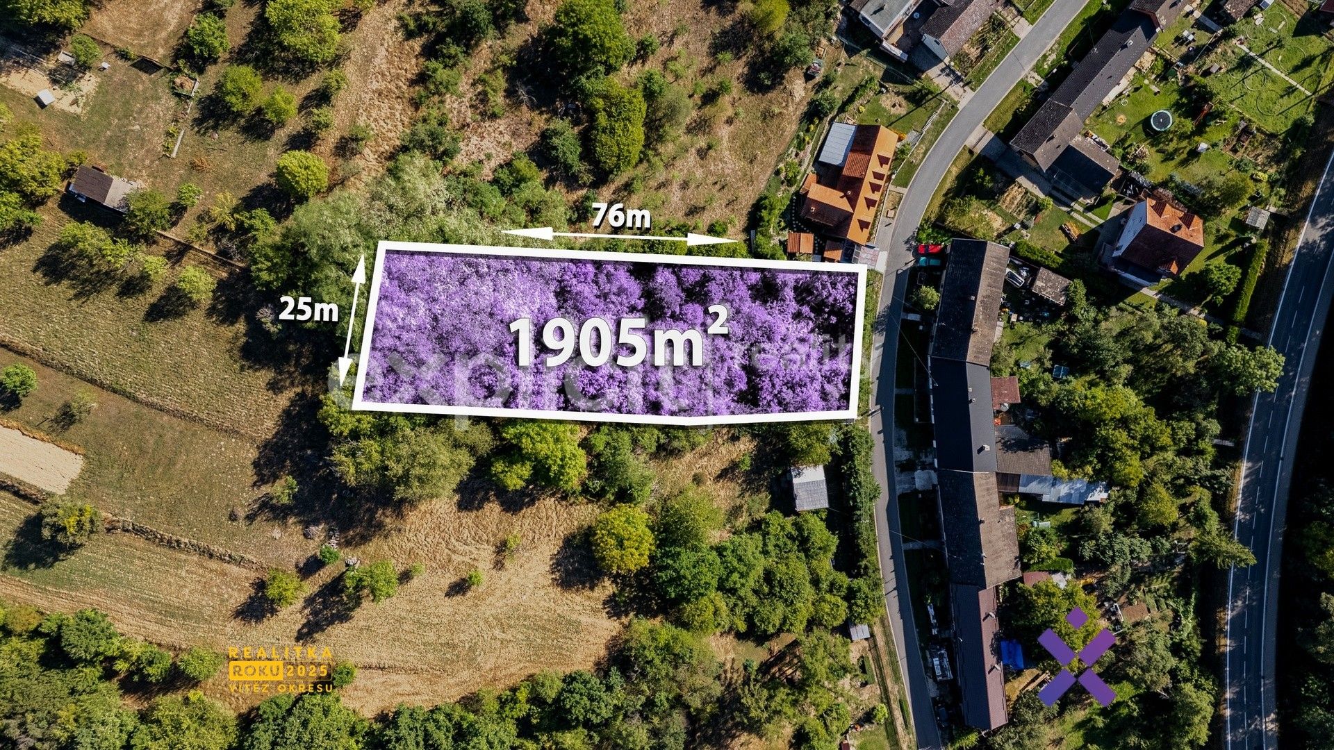 Pozemek pro bydlení, 1 905 m²