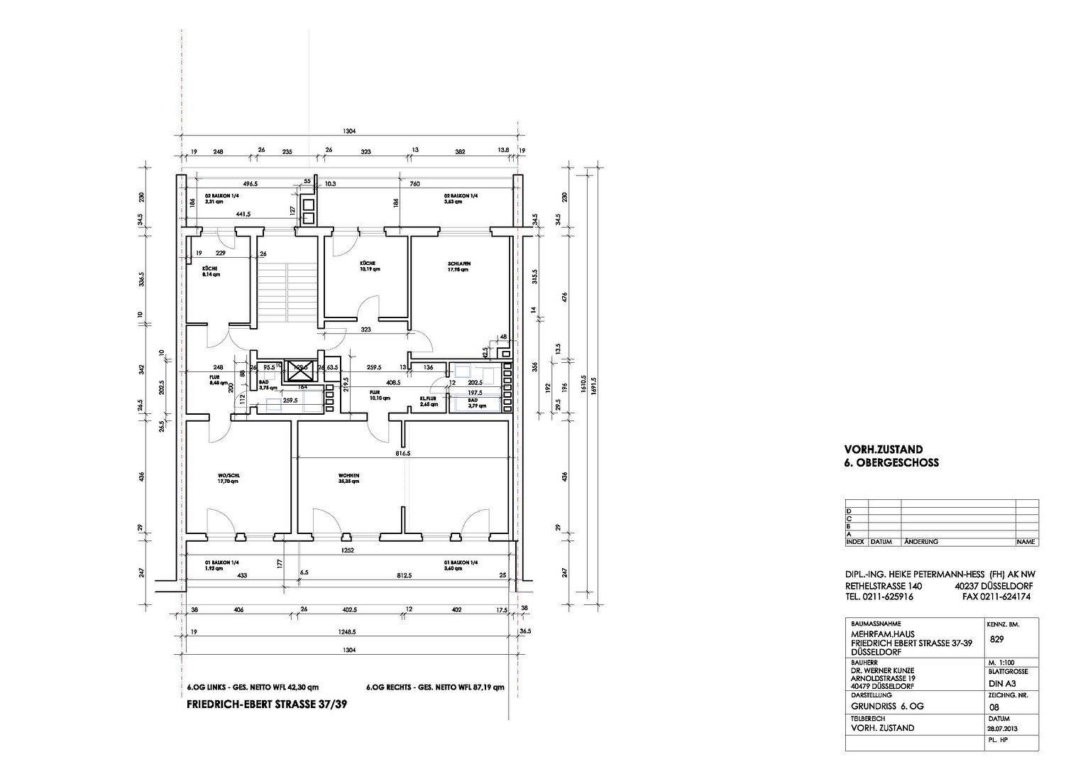 1+1, Düsseldorf Stadtmitte Nordrhein-Westfalen 40210, 43 m² - 1