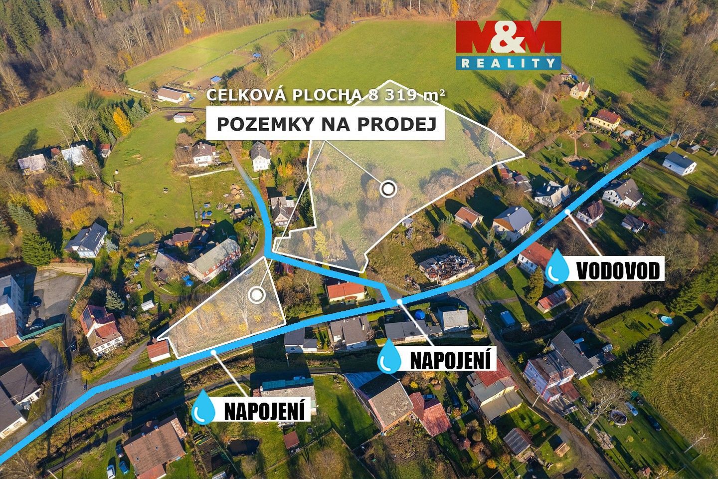 Pozemky pro bydlení, Chřibská - Horní Chřibská, okres Děčín - 1
