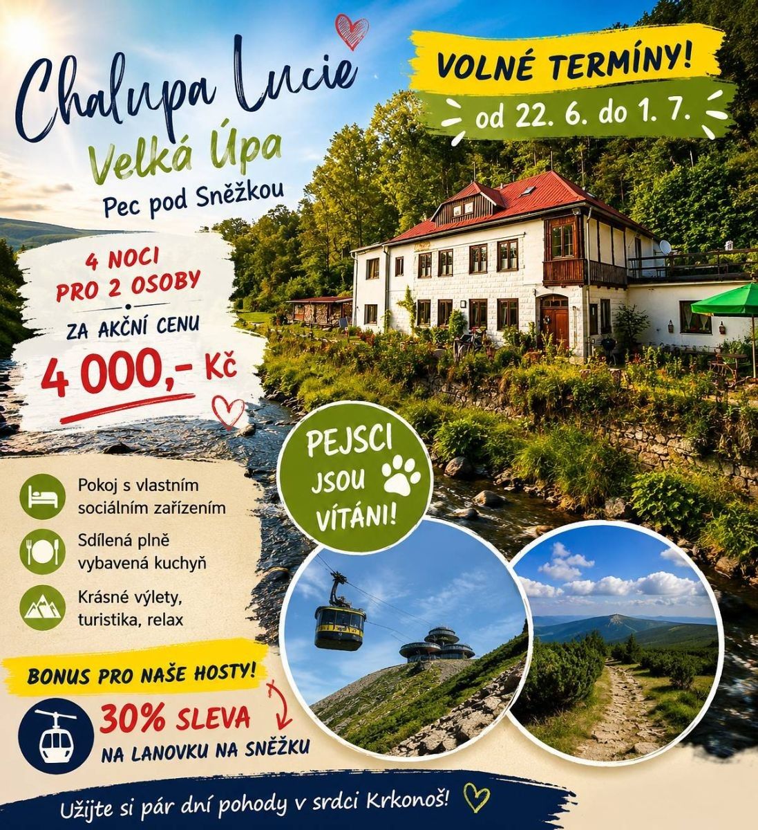 Chaty, Pec pod Sněžkou - Velká Úpa II, Královéhradecký kraj - 1