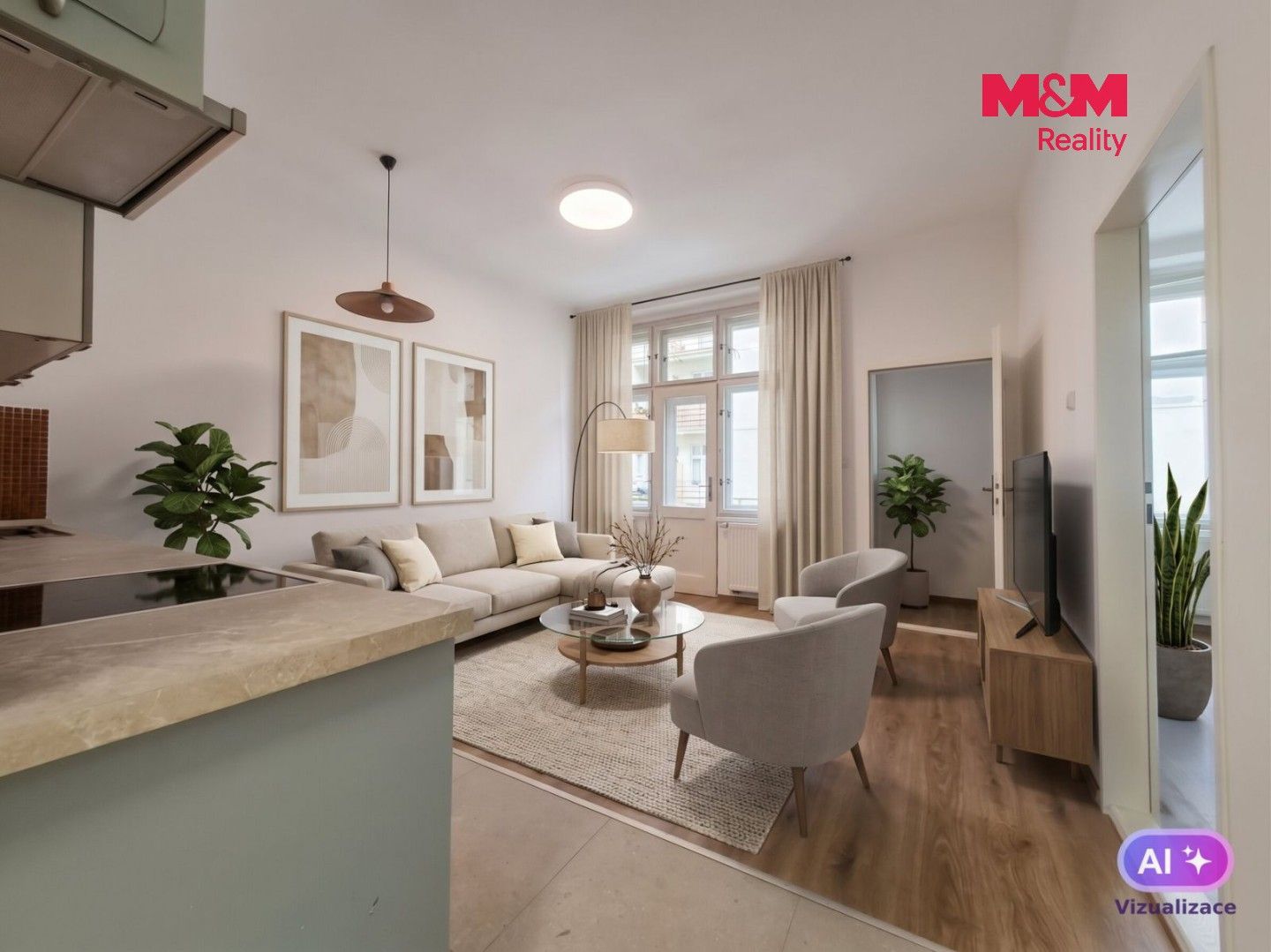 Byt 2+kk · 48 m² · Bulharská, Praha - 4