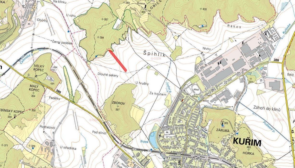 Prodej zemědělský pozemek - Kuřim