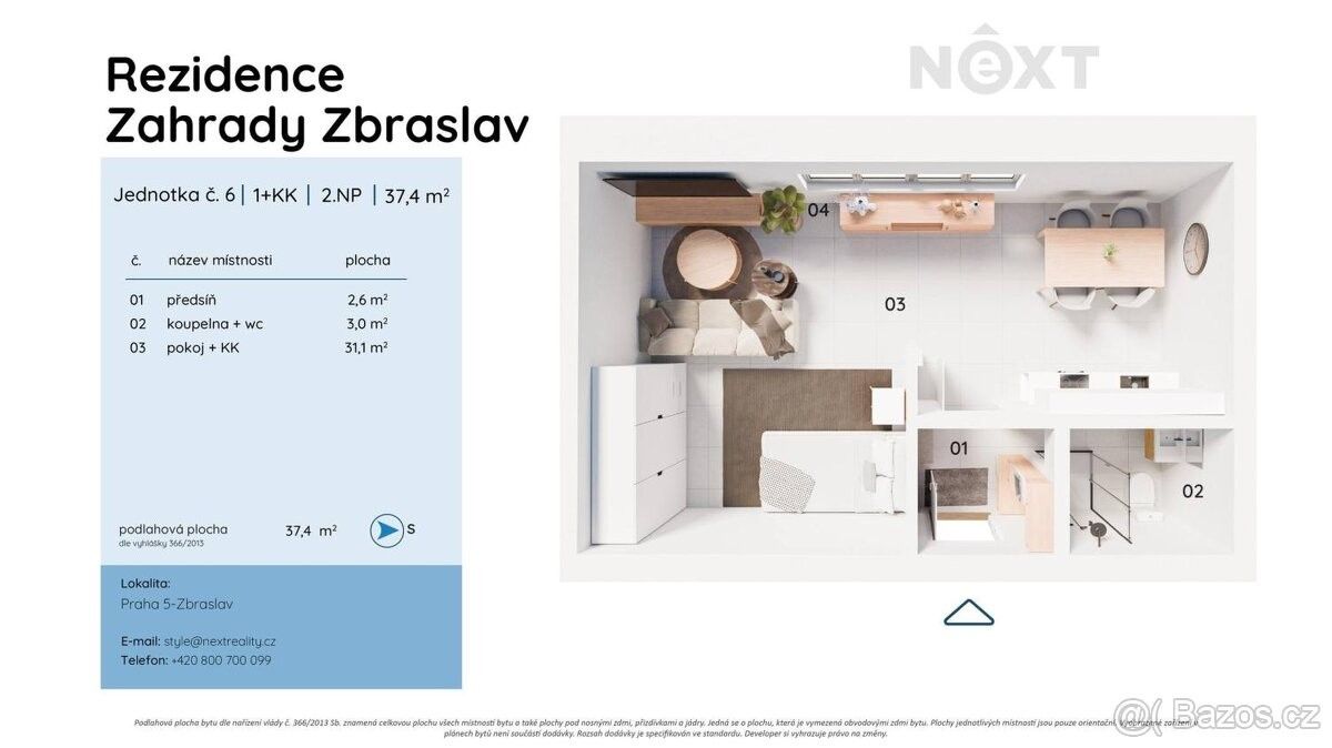 Prodej byt - Praha, 156 00