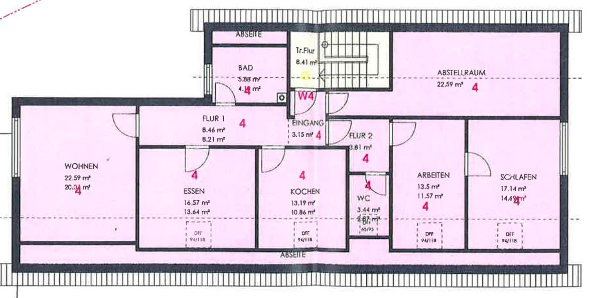 4+kk, Lingertstraße 18, , Bádensko-Württembersko, 93 m² - 2