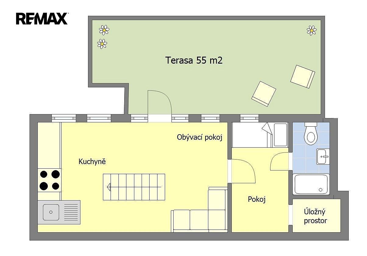 Byt 4+1 · 166 m² · Praha - Nové Město, okres Praha 2, Hlavní město Praha - 3