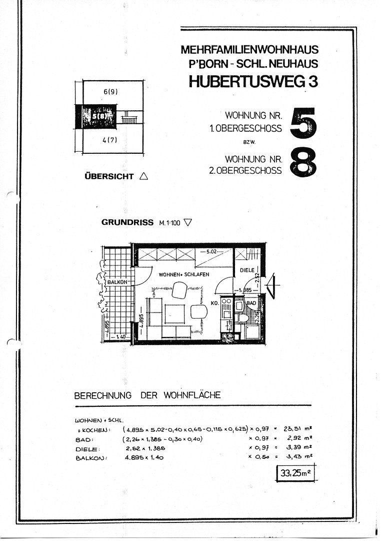 1+kk, , Severní Porýní-Vestfálsko, 34 m² - 2