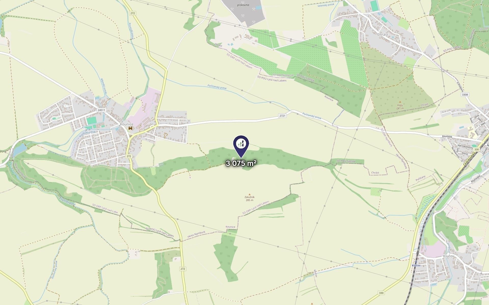 Les · 3 075 m² · Kounice - 3