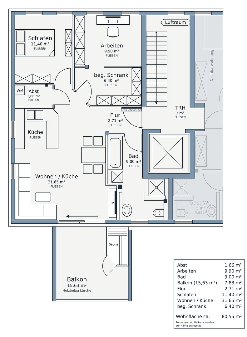 3+1, Albertus-Magnus-Str. 19b Ingolstadt Ingolstadt Bayern 95049, 81 m² - 2