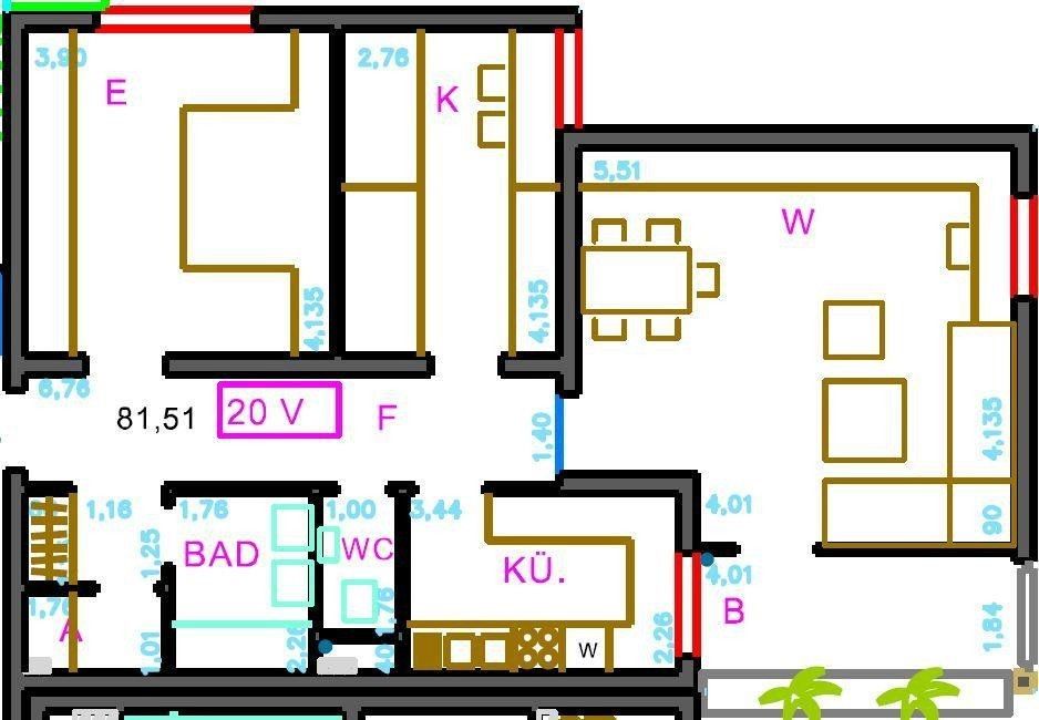 3+1, , Bádensko-Württembersko, 84 m² - 2