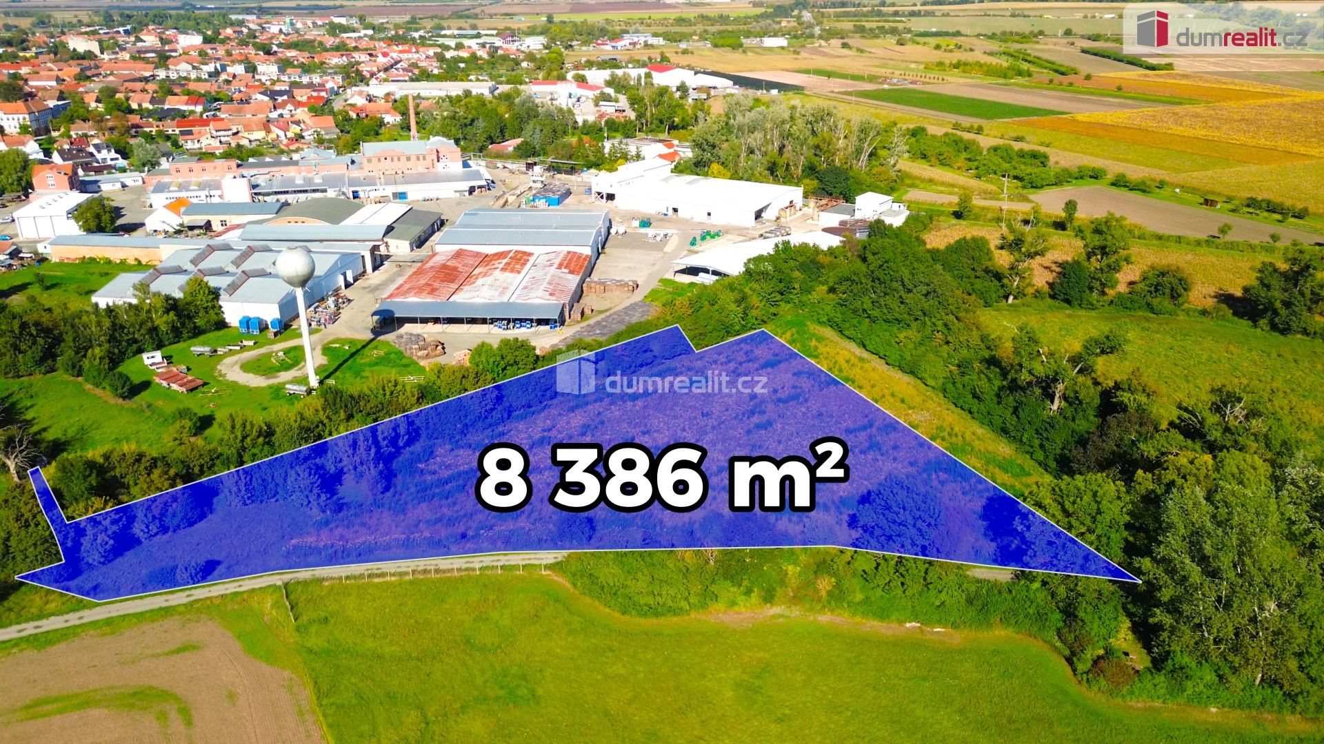 Prodej komerční pozemek - Rybáře, Podivín, 13 494 m²
