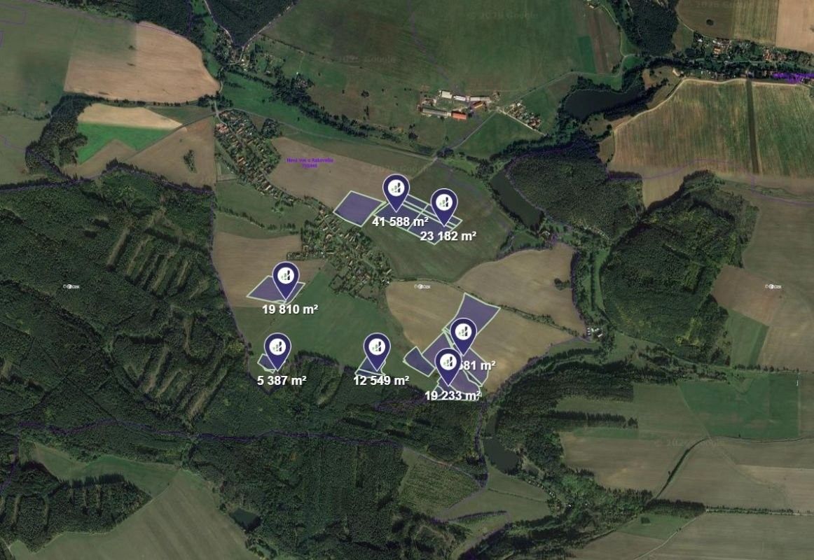 Prodej zemědělský pozemek - Čistá, 57 981 m² - 5