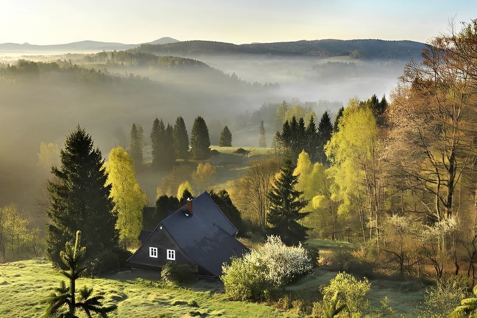 Chaty, Krásná Lípa - Vlčí Hora, Ústecký kraj - 1