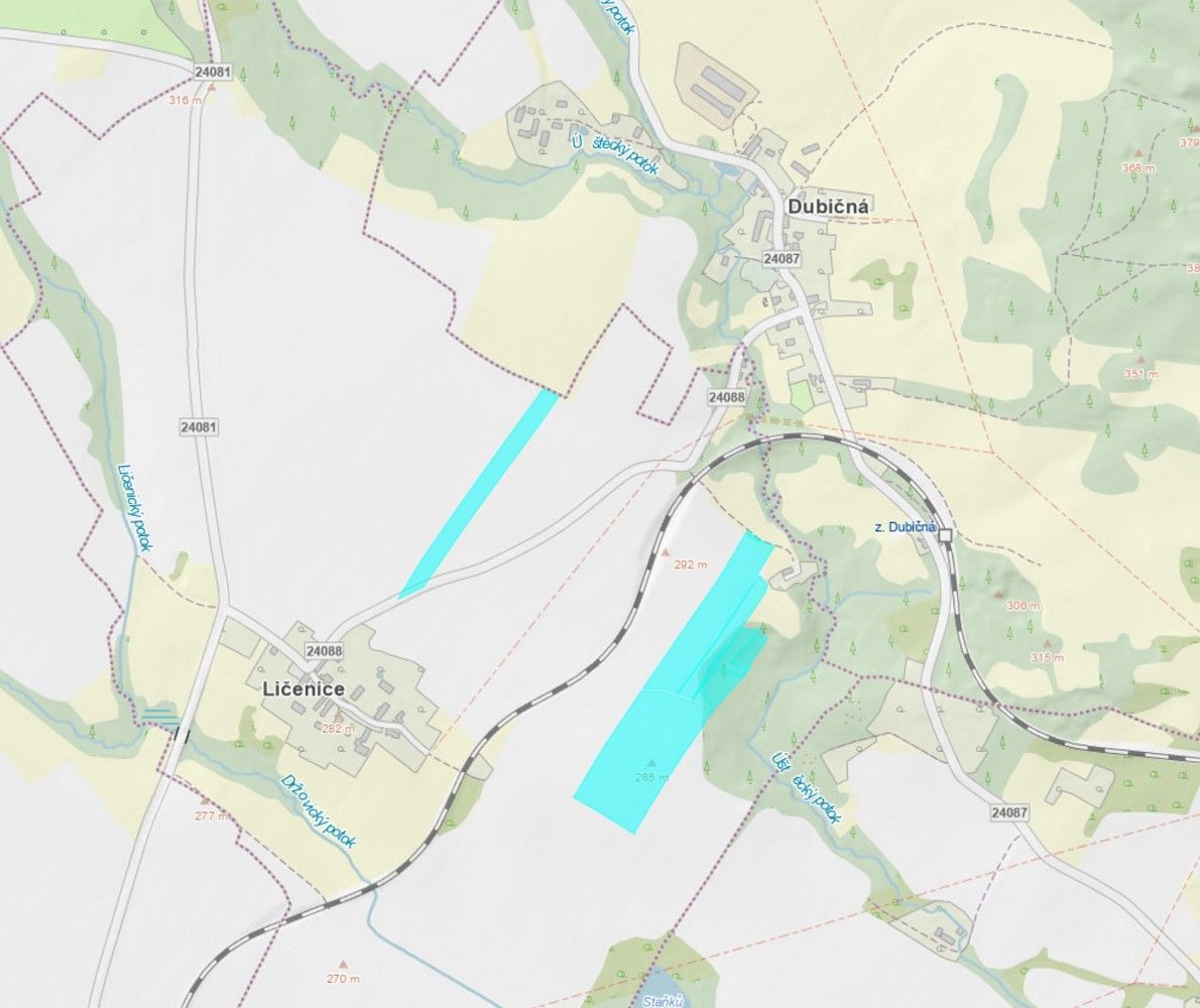 Zemědělské pozemky, Úštěk - Ličenice, okres Litoměřice - 1