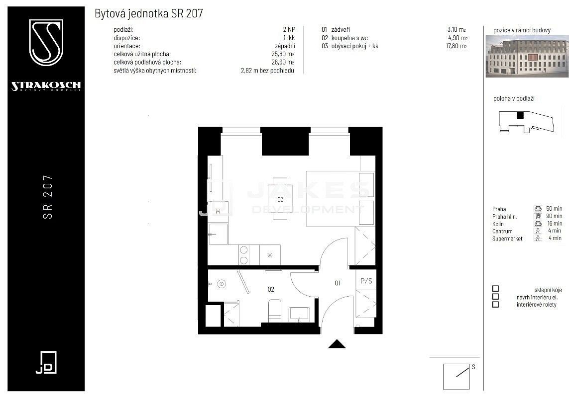 Byt 1+kk · 26 m² · Hloušecká, Kutná Hora - Hlouška - 3