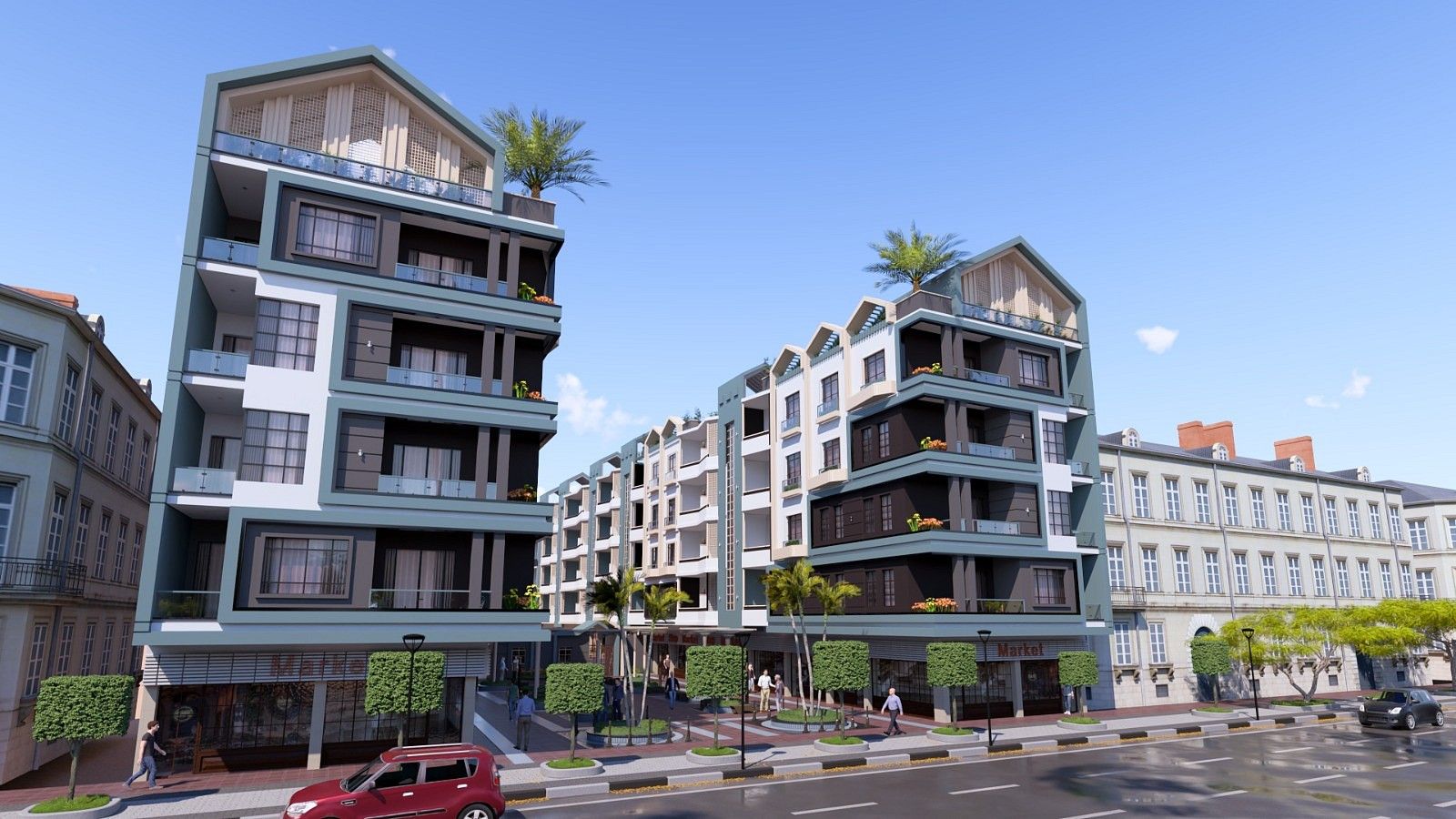 2+kk, Hurghada, Guvernorát Rudého moře, Egypt, 63 m² - 1